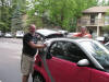 roger & billo cleaning suze' car